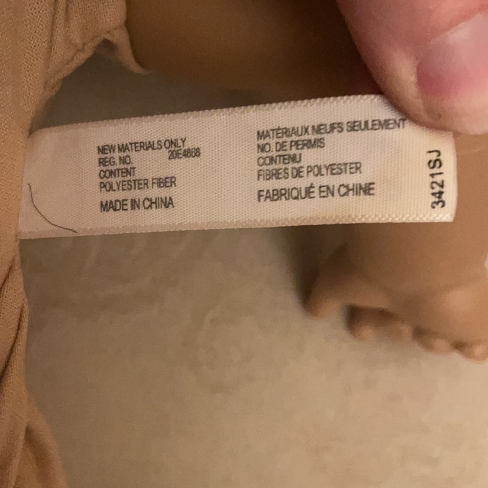 American Girl Bitty Baby doll with black hair, dark brown eyes, marker on face - Picture 4 of 9